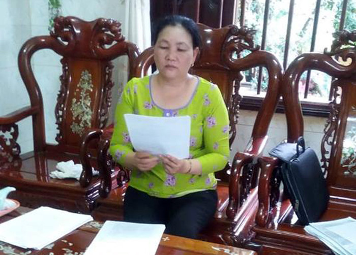 Cô Bùi Thị Phương Minh. (Ảnh: H.L) Cô Bùi Thị Phương Minh. (Ảnh: H.L)