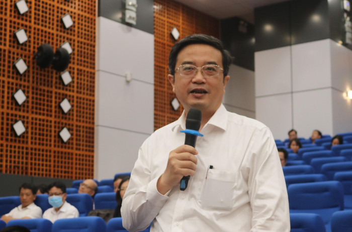 Giáo sư, Tiến sĩ Nguyễn Vũ Quốc Huy - Hiệu trưởng Trường Đại học Y dược, Đại học Huế. (Ảnh: Doãn Nhàn) GDVN-huy-y dược huế).JPG