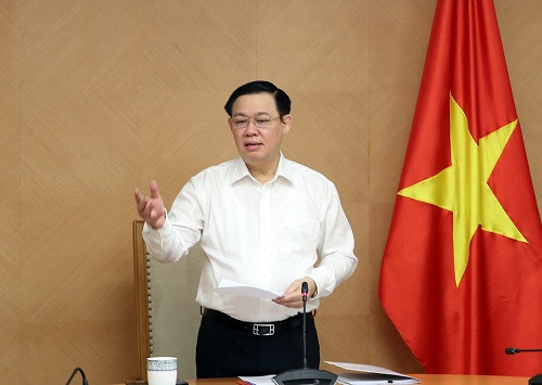 Phó Thủ tướng Vương Đình Huệ chủ trì cuộc họp. Ảnh: VGP Phó Thủ tướng Vương Đình Huệ chủ trì cuộc họp. Ảnh: VGP