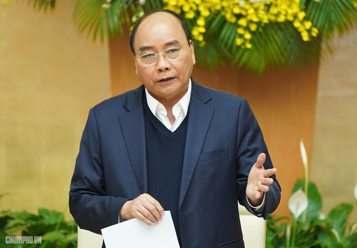 Thủ tướng phát biểu tại phiên họp. Ảnh: VGP Thủ tướng phát biểu tại phiên họp. Ảnh: VGP