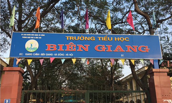 Trường tiểu học Biên Giang. Ảnh: giadinh.net.vn Trường tiểu học Biên Giang. Ảnh: giadinh.net.vn