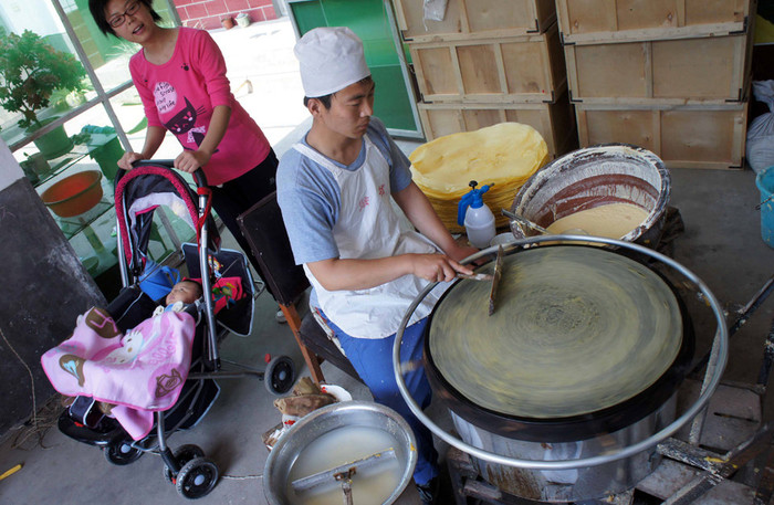 Tráng bánh Tráng bánh