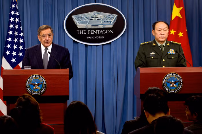 Họp báo sau hội đàm giữa Bộ trưởng Quốc phòng hai nước Mỹ - Trung