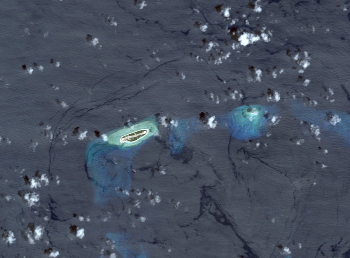 Sân bay quân sự trên đảo Ba Bình trong quần đảo Trường Sa thuộc chủ quyền Việt Nam do Đài Loan chiếm đóng và xây dựng trái phép