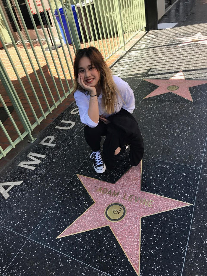 Trà My biết ơn 9 năm học tập tại trường Tiểu học, Trung học cơ sở Lê Quý Đôn đã giúp mình có được nền tảng kiến thức và giúp My biết mình có năng khiếu về hội họa. Ảnh: Nhân vật cung cấp. Trà My biết ơn 9 năm học tập tại trường Tiểu học, Trung học cơ sở Lê Quý Đôn đã giúp mình có được nền tảng kiến thức và giúp My biết mình có năng khiếu về hội họa. Ảnh: Nhân vật cung cấp.