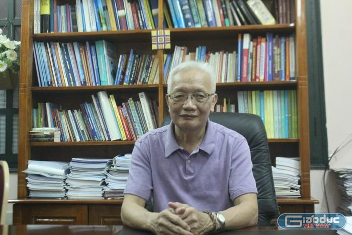 Tiến sĩ Nguyễn Tùng Lâm - Chủ tịch Hội tâm lý giáo dục Hà Nội. Ảnh: Phạm Minh