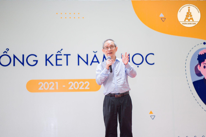 Thầy Nguyễn Xuân Khang - Hiệu trưởng trường Marie Curie (Hà Nội). Ảnh: fanpage nhà trường Thầy Nguyễn Xuân Khang - Hiệu trưởng trường Marie Curie (Hà Nội). Ảnh: fanpage nhà trường