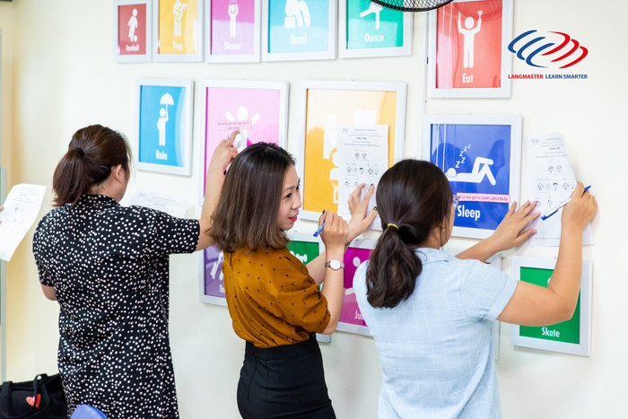 Một buổi học tại trung tâm luôn phong phú các hoạt động. Một buổi học tại trung tâm luôn phong phú các hoạt động.