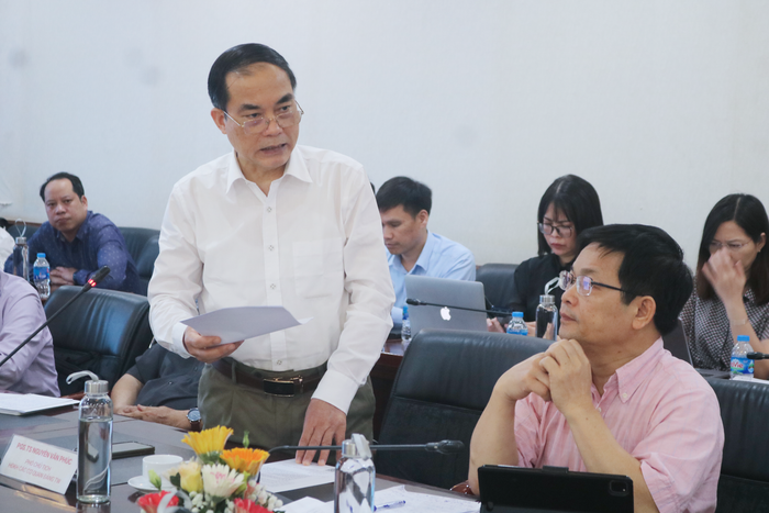 Phó giáo sư, Tiến sĩ Vũ Văn Phúc, Phó Chủ tịch Hội đồng Khoa học các cơ quan Đảng Trung ương. Ảnh: Doãn Nhàn IMG_8457 - Sao chép.png