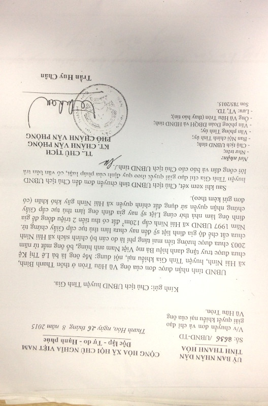 Công văn chỉ đạo của Chủ tịch UBND tỉnh Thanh Hóa Công văn chỉ đạo của Chủ tịch UBND tỉnh Thanh Hóa