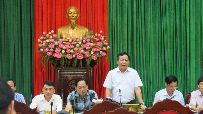 Ông Nguyễn Văn Phong phát biểu tại cuộc giao ban báo chí. (Ảnh: Đỗ Thơm) Ông Nguyễn Văn Phong phát biểu tại cuộc giao ban báo chí. (Ảnh: Đỗ Thơm)