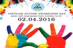 Biểu trưng Ngày nhận thức về tự kỷ tại Việt Nam. Ảnh: VAN.
