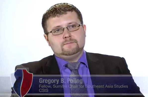 Tiến sĩ Gregory Poling, ảnh: Chụp màn hình Youtube. Tiến sĩ Gregory Poling, ảnh: Chụp màn hình Youtube.