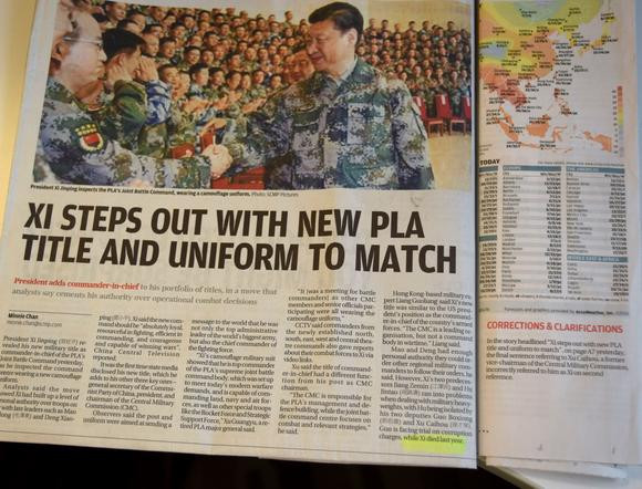 Bài báo trên South China Morning Post xuất bản hôm Thứ Sáu 22/4. Ảnh: Nikkei Asian Review. Bài báo trên South China Morning Post xuất bản hôm Thứ Sáu 22/4. Ảnh: Nikkei Asian Review.