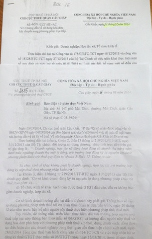 Với những thiệt hại mà Chi cục Thuế quận Cầu Giấy gây ra đối với Báo Điện tử Giáo dục Việt Nam cũng như các đơn vị khác. Cá nhân nào sẽ phải chịu trách nhiệm? Với những thiệt hại mà Chi cục Thuế quận Cầu Giấy gây ra đối với Báo Điện tử Giáo dục Việt Nam cũng như các đơn vị khác. Cá nhân nào sẽ phải chịu trách nhiệm?