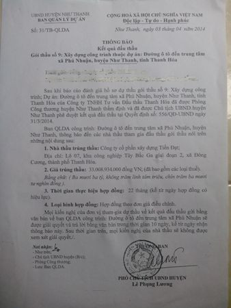 Doanh nghiệp chào giá thấp hơn lại bị đánh trượt, sự việc chưa có tiền lệ. Doanh nghiệp chào giá thấp hơn lại bị đánh trượt, sự việc chưa có tiền lệ.