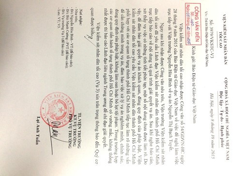 Viện trưởng Viện Kiểm sát nhân dân tối cao chỉ đạo: Trong trường hợp các cơ quan tiến hành tố tụng thành phố Hồ Chí Minh có vướng mắc, không thống nhất được thì báo cáo Lãnh đạo Liên ngành Trung ương để chỉ đạo giải quyết. Viện trưởng Viện Kiểm sát nhân dân tối cao chỉ đạo: Trong trường hợp các cơ quan tiến hành tố tụng thành phố Hồ Chí Minh có vướng mắc, không thống nhất được thì báo cáo Lãnh đạo Liên ngành Trung ương để chỉ đạo giải quyết.