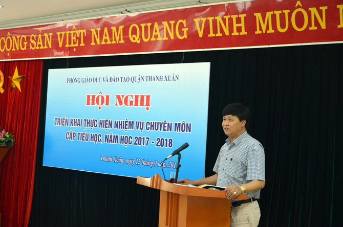 Thầy Phạm Gia Hữu, Trưởng phòng Giáo dục và Đào tạo quận Thanh Xuân, ảnh: pgdthanhxuan.edu.vn Thầy Phạm Gia Hữu, Trưởng phòng Giáo dục và Đào tạo quận Thanh Xuân, ảnh: pgdthanhxuan.edu.vn