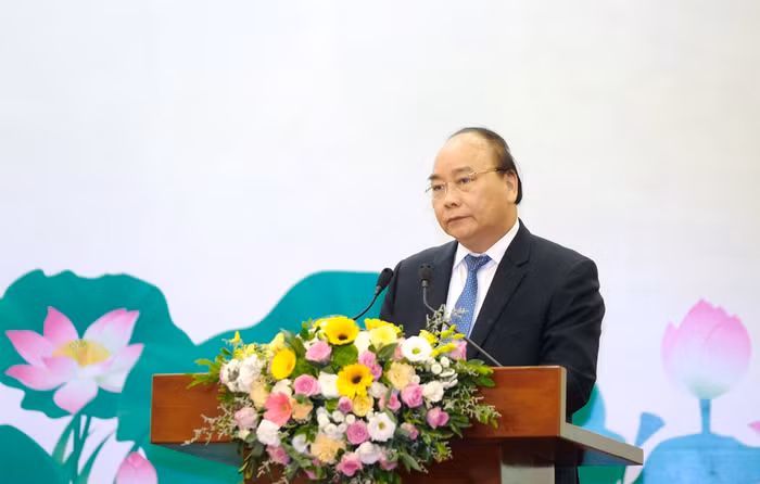 Thủ tướng phát biểu tại Hội nghị. (Ảnh: VGP)