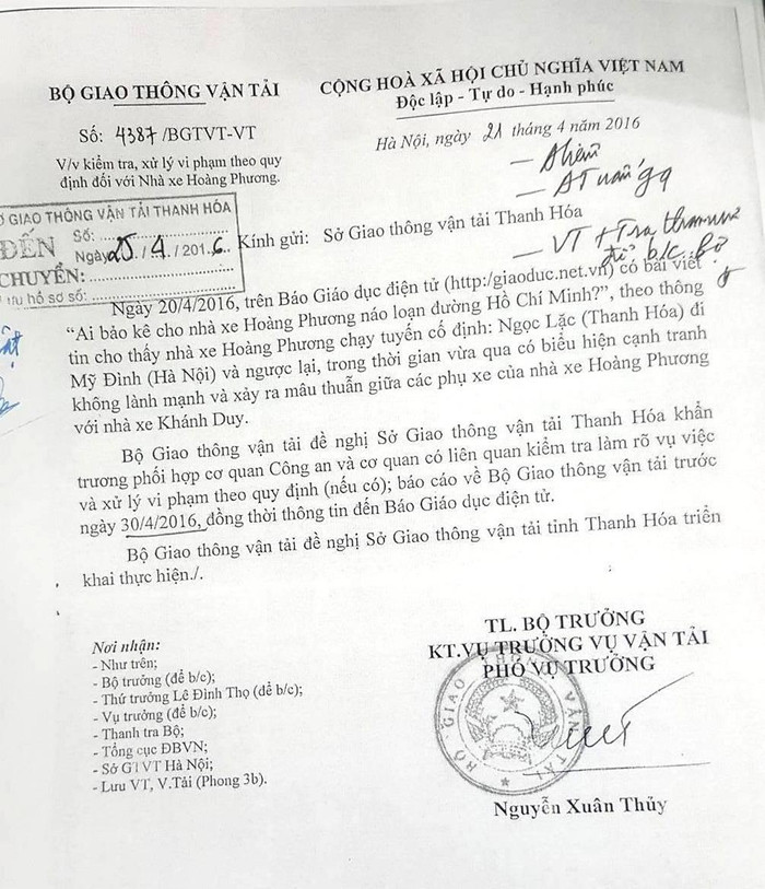 Chống lệnh cơ quan quản lý Nhà nước, nhà xe Hoàng Phương đang được ai bảo kê? ảnh 4