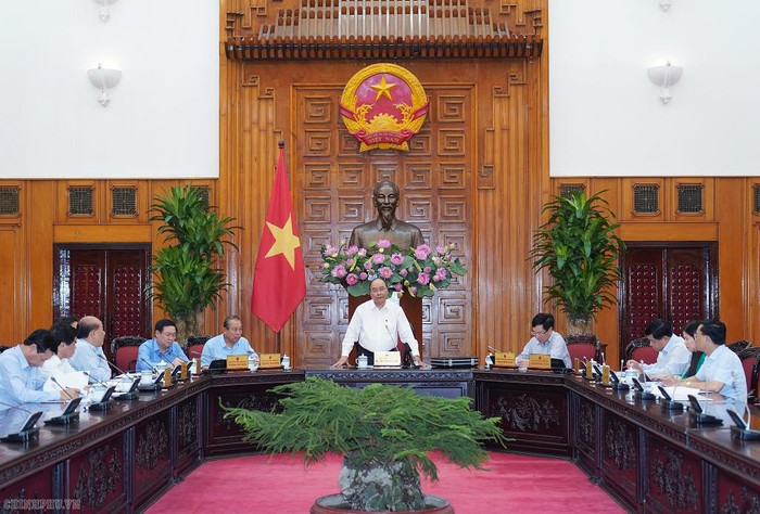 Quang cảnh cuộc họp. Ảnh: VGP Quang cảnh cuộc họp. Ảnh: VGP