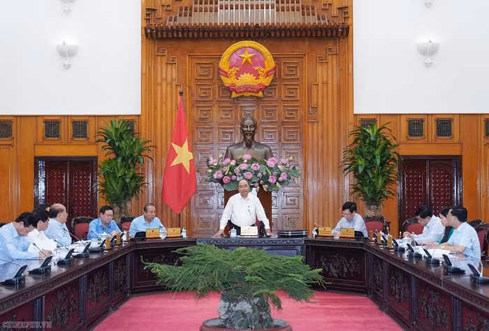 Quang cảnh cuộc họp. Ảnh: VGP Quang cảnh cuộc họp. Ảnh: VGP