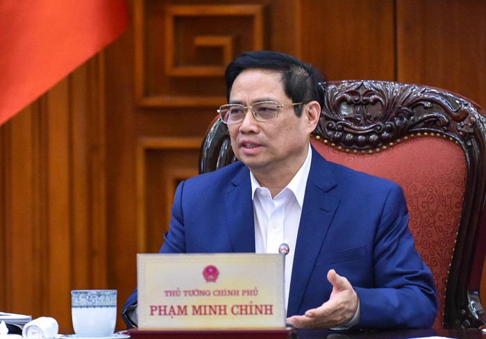 Thủ tướng Phạm Minh Chính phát biểu. Ảnh: VGP Thủ tướng Phạm Minh Chính phát biểu. Ảnh: VGP