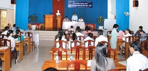 Ảnh chụp từ hội thảo.