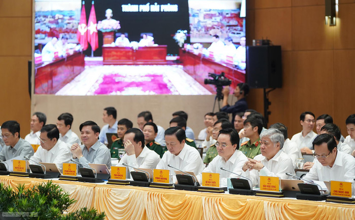 Quang cảnh hội nghị. Ảnh: VGP Quang cảnh hội nghị. Ảnh: VGP