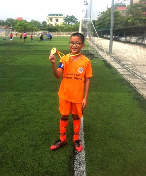 Đội trưởng nhí Tuấn Thành.