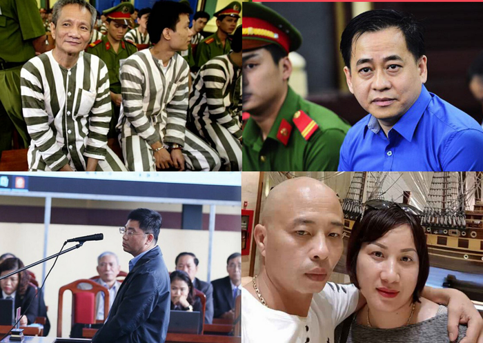 Những tội phạm này có lộng hành được không nếu không có sự bảo kê của quan chức thoái hóa, biến chất (Từ trên xuống: Trương Văn Cam (tức Năm Cam), Phan Văn Anh Vũ, ông Trùm Nguyễn Văn Dương và vợ chồng Nguyễn Văn Đường (Đường Dương) Ảnh tổng hợp từ Báo Công an nhân dân, Dân trí) Những tội phạm này có lộng hành được không nếu không có sự bảo kê của quan chức thoái hóa, biến chất (Từ trên xuống: Trương Văn Cam (tức Năm Cam), Phan Văn Anh Vũ, ông Trùm Nguyễn Văn Dương và vợ chồng Nguyễn Văn Đường (Đường Dương) Ảnh tổng hợp từ Báo Công an nhân dân, Dân trí)