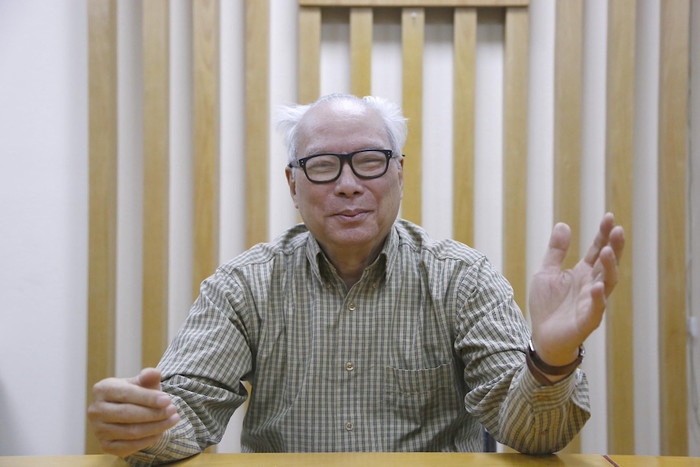 Tiến sĩ Lê Viết Khuyến - Phó Chủ tịch Hiệp hội Các trường đại học, cao đẳng Việt Nam. (Ảnh: Ngọc Ánh)