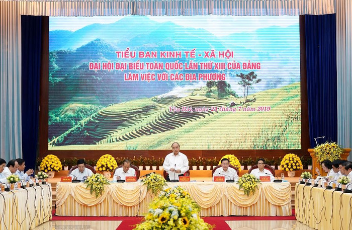 Quang cảnh buổi làm việc. Ảnh: VGP Quang cảnh buổi làm việc. Ảnh: VGP