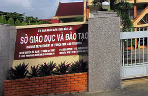 Sở Giáo dục và Đào tạo tỉnh Đắk Lắk. (Ảnh: T.N) Sở Giáo dục và Đào tạo tỉnh Đắk Lắk. (Ảnh: T.N)