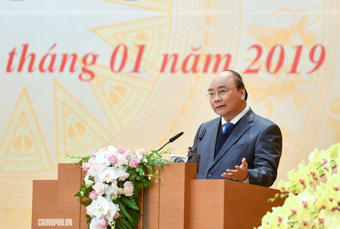 Thủ tướng phát biểu. Ảnh: VGP