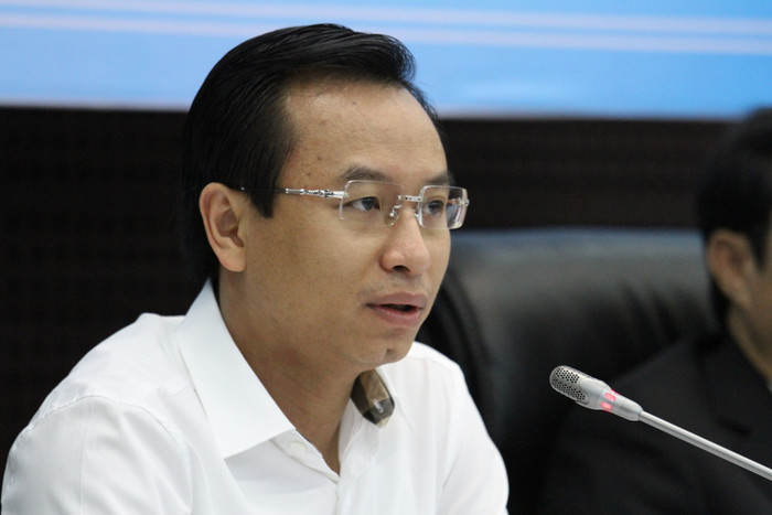 Bí thư Thành ủy Nguyễn Xuân Anh. Ảnh: Thùy Linh Bí thư Thành ủy Nguyễn Xuân Anh. Ảnh: Thùy Linh