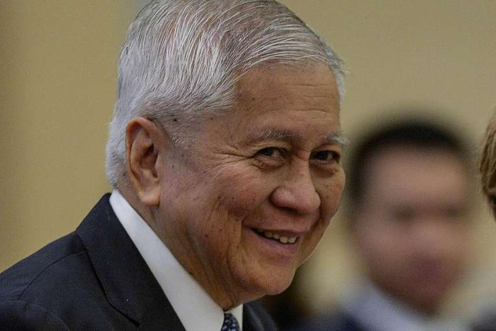 Ngoại trưởng Philippines Albert del Rosario, ảnh: The Straits Times. Ngoại trưởng Philippines Albert del Rosario, ảnh: The Straits Times.