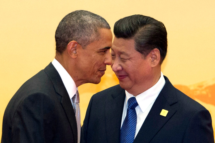 Tổng thống Mỹ Barack Obama và Chủ tịch Trung Quốc Tập Cận Bình. Ảnh: Washington Times. Tổng thống Mỹ Barack Obama và Chủ tịch Trung Quốc Tập Cận Bình. Ảnh: Washington Times.