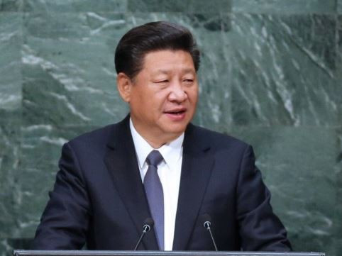 Tập Cận Bình phát biểu tại Đại hội đồng Liên Hợp Quốc. Ảnh: Tân Hoa Xã/SCMP.
