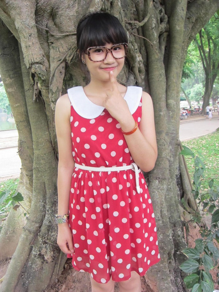 Nguyễn Thanh Thúy trong sáng, đáng yêu