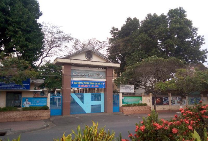 Trường Trung học phổ thông dân lập Văn Hiến. (Ảnh: H.L) Trường Trung học phổ thông dân lập Văn Hiến. (Ảnh: H.L)