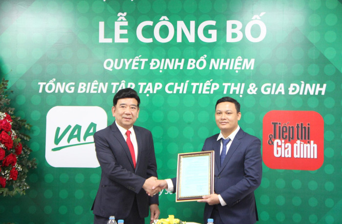 Nhà báo Hoàng Vững được bổ nhiệm làm Tổng Biên tập Tạp chí Tiếp thị và Gia đình từ ngày 30/8/2022. 67245b1173db2.jpg