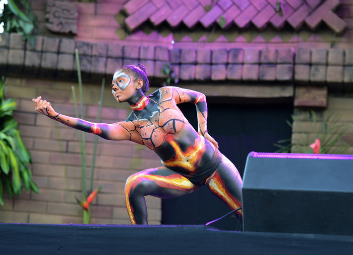 Màn biểu diễn nghệ thuật trước "ngày tận thế" tại một thánh địa của người Maya