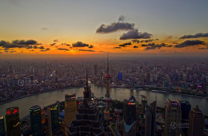 Ảnh chụp thành phố Thượng Hải ngày 24/7 Ảnh chụp thành phố Thượng Hải ngày 24/7