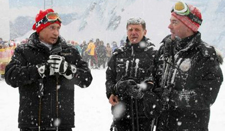 Tổng thống Nga Putin và Thủ tướng Medvedev Tổng thống Nga Putin và Thủ tướng Medvedev