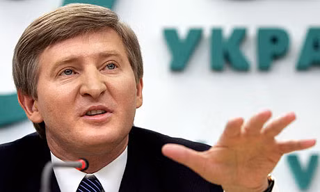 Tỉ phú Ukraine Rinat Akhmetov.