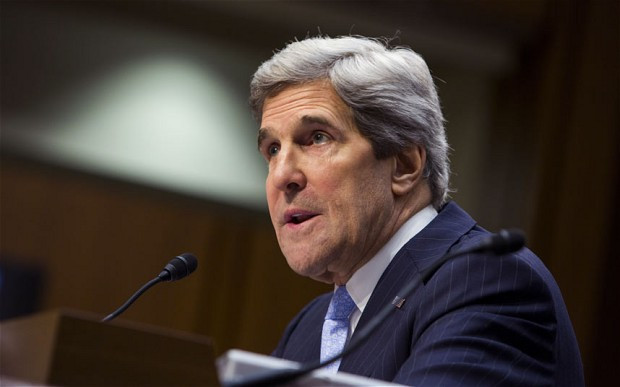 Ngoại trưởng Mỹ John Kerry. Ngoại trưởng Mỹ John Kerry.
