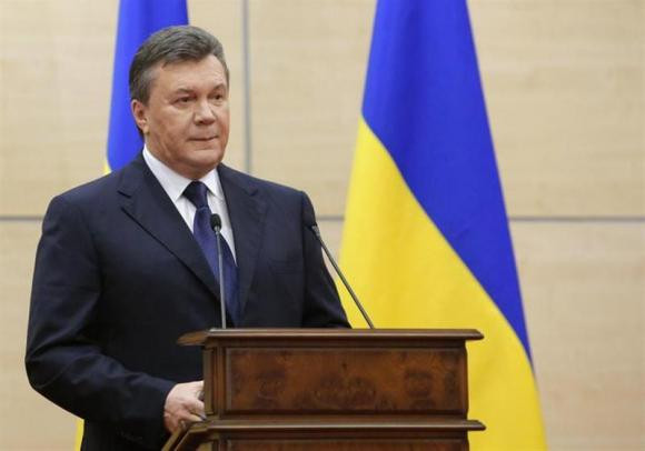 Tổng thống bị lật đổ Victor Yanukovych. Tổng thống bị lật đổ Victor Yanukovych.