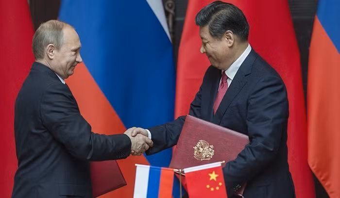 Mặc dù Nga - Trung đẩy mạnh hợp tác song phương, nhưng Nga có lợi ích riêng của Nga, Trung Quốc có lợi ích riêng của Trung Quốc. Ảnh: RIA Novosti / Alexey Druzhinin.