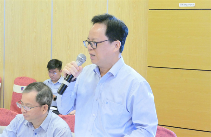 Ông Nguyễn Văn Hội - Chủ tịch Hội đồng quản trị BSR phát biểu tại buổi làm việc. Chu tich BSR.jpg